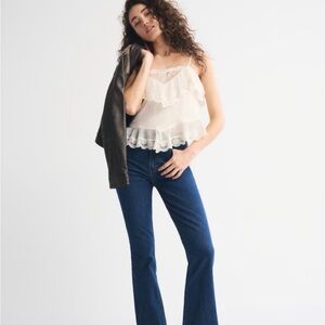 NWT Abercrombie & Fitch Dark Blue Boot Cut Jeans